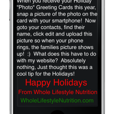 Great Tip For The Holidays!