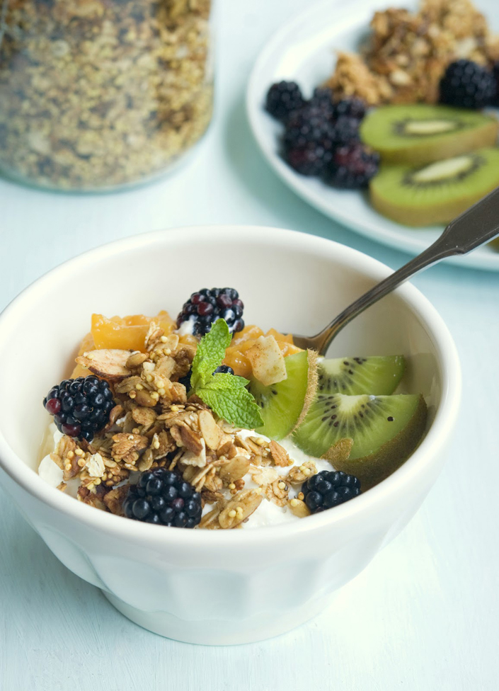 Healthy Organic Homemade Tahini Granola Recipe - Whole Lifestyle Nutrition