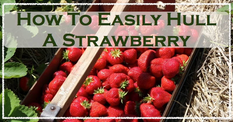 How To Hull A Strawberry | WholeLifestyleNutrition.com