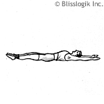 full body stretch lying on back