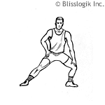 side leg stretch high